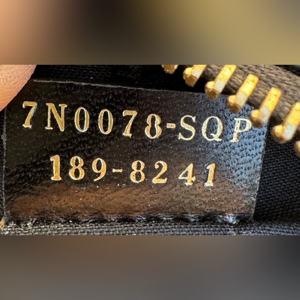 Fendi Monster Clutch Black Leather Gold hardware EUC RARE Collectible - Picture 5 of 11